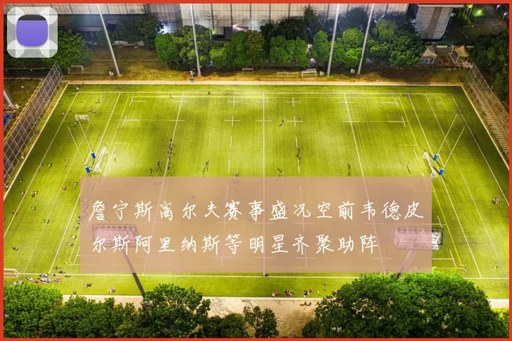 詹宁斯高尔夫赛事盛况空前韦德皮尔斯阿里纳斯等明星齐聚助阵